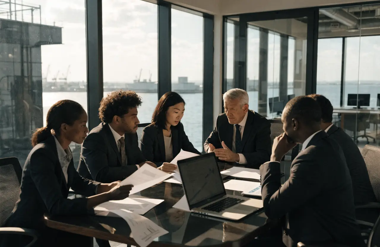 Long-term trade partnership meeting